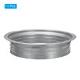 thumbnail image 3 of Unique Bargains Raccord de Conduit de 10 Pouces Bride Métallique Raccord Droit Bride de Tuyau Ronde Conduit de Ventilation, 3 of 5