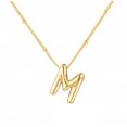thumbnail image 1 of LYMAYTER Collier Pendentif Initial pour Femmes - Lettre Ballon, Ajustable-Cyclable, 1 of 7