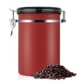 thumbnail image 1 of Garosa Coffee Container Large Airtight Stainless Steel Black Kitchen Sotrage Canister for Coffee, 1 of 7