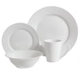 thumbnail image 4 of Gibson Home Noble Court 16 Piece Dinnerware Set, White, Rim Shape, 4 of 8