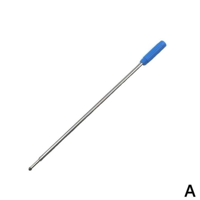 Lttoisl Recharges de Stylos à Bille Cross, Lot de 5, Pointe Moyenne 1,0 mm, Cartouches d'Encre Noire à Séchage Rapide, Écriture Fluide et Uniforme pour Usage Professionnel (Acier 11,6 cm)