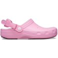 thumbnail image 1 of Crocs Adult Classic Work Clogs Adjustable Slip Resistant Work Shoes, Pink Tweed, W10/M8, 1 of 6