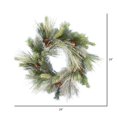 thumbnail image 2 of Vickerman D182124 Couronne de Myers Givrés en Pin 24 Po, 2 of 2