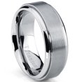 thumbnail image 1 of Bague Alliance pour Homme en Titane 8 mm à Fini Mat, Poli, 1 of 1