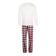 thumbnail image 4 of Ensemble de Pyjamas Assortis pour la Famille, Hauts à Manches Longues Col Rond + Pantalons Longs, Vêtements pour Chien, 4 of 9
