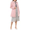 thumbnail image 2 of INSPIRE CHIC Manteau d'Hiver pour Femme à Col Peter Pan, à Simple Boutonnage, 2 of 6