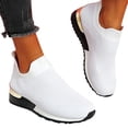 thumbnail image 2 of LSLJS Chaussures de Marche pour Femmes - Espadrilles Décontractées Légères à Enfiler pour le Gym, les Voyages et le Travail, 2 of 7