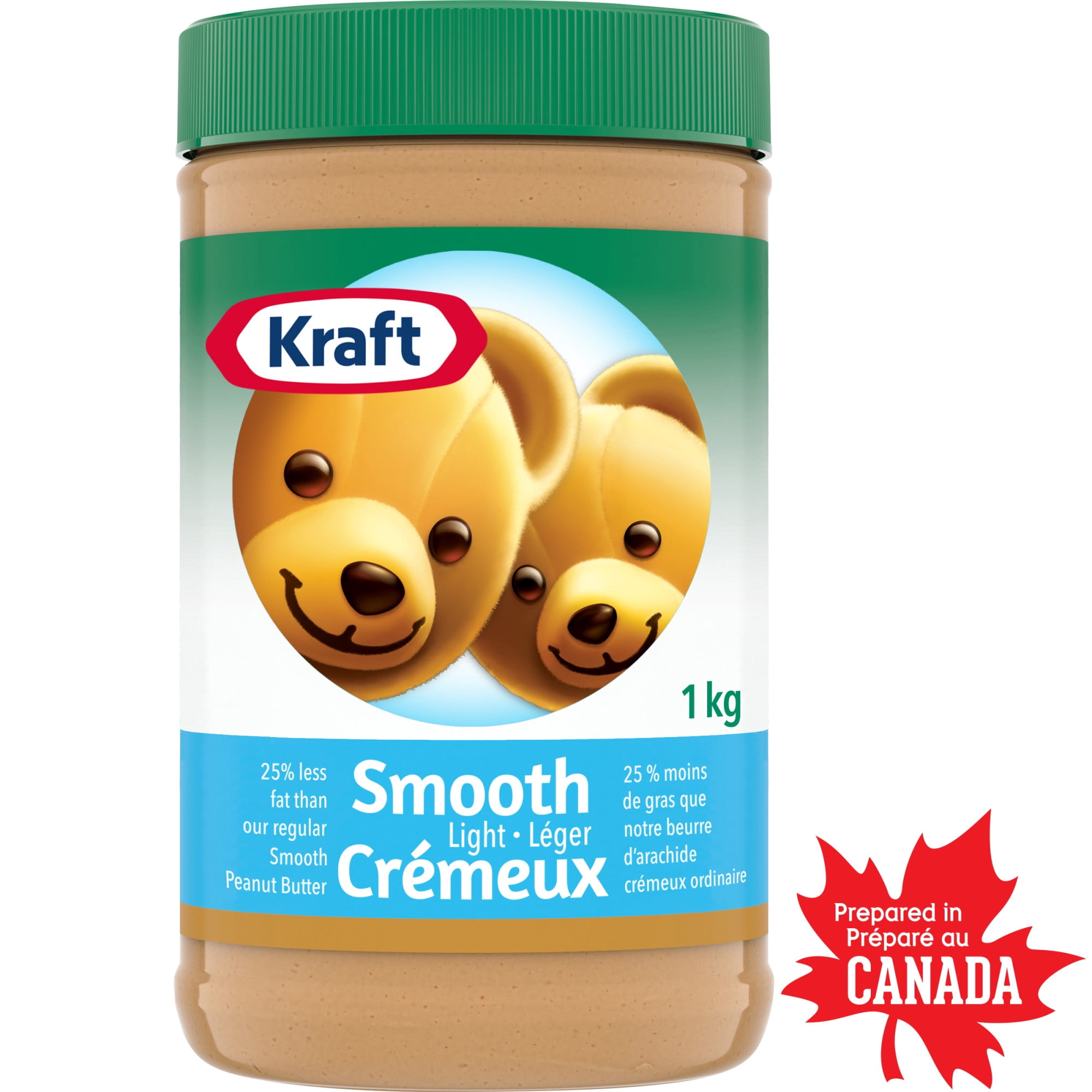 Kraft Smooth Light Peanut Butter, 1 kg Jar
