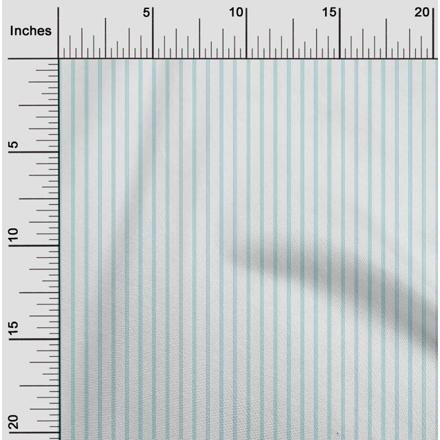 oneOone Tissu Viscose Georgette à Rayures Verticales, 42 Pouces de Large