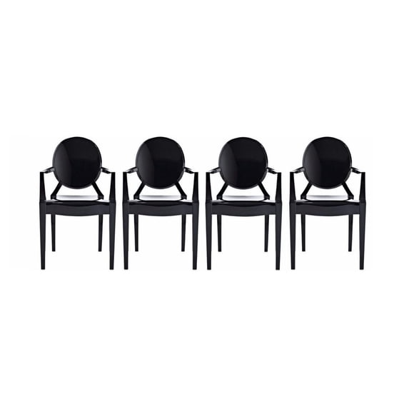 Heavenly Collection Plastic Arm Chair for Dining Area