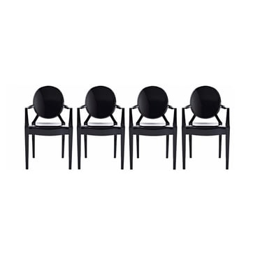 Chaise à accoudoirs en plastique Heavenly Collection pour salle à manger