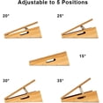 thumbnail image 4 of StrongTek Slant Board Adjustable Stretch Board Wooden Incline Board for Calf Stretching Exercise, 4 of 6