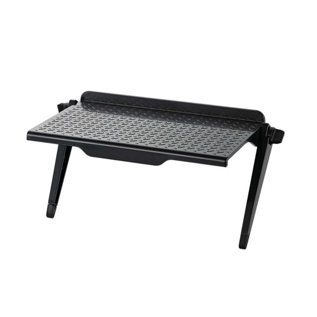 Agiferg Support d'Écran d'Ordinateur Sans Perçage en Plastique pour Téléviseur, Boîtier Décodeur, Support d'Écran, Routeur, Étagère de Rangement
