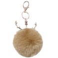 thumbnail image 1 of Bangcool Christmas Key Chain Creative Elk Pompom Key Ring Pendant Purse Charm Bag Charm, 1 of 10