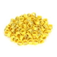 thumbnail image 1 of 100Pcs Bird Foot Rings Bands 10mm 001-100 Numbered Pigeons Identify Clip Poultry SupplyYellow, 1 of 13