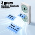 thumbnail image 3 of Fans for Bedroom Double Headed Bidirectional Wall Mounted Desktop Portable Fan with Three Adjustable High Wind Speed Fans, Suitable for Home Office, Camping, And Bedroom Use, 3 of 7