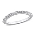 thumbnail image 1 of Diamond Accent Semi-Eternity Wedding Band Ring in 14K White Gold, 1 of 5