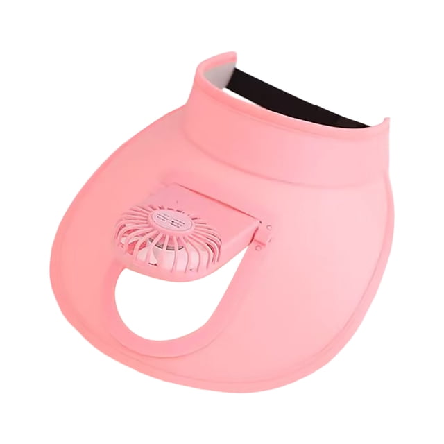 BKER Sun Visors Hat With Fan For Women Fan Visor Hat Three Speed Adjustment And Large Area Sun