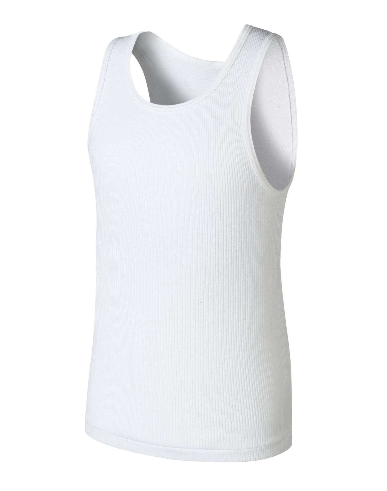 Hanes Débardeurs Légers Ultimate pour Garçons, Lot de 5, TG, Blanc