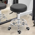 thumbnail image 2 of Adjustable Swivel Salon Stool Hydraulic Rolling Tattoo Chair Black, 2 of 10