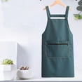 thumbnail image 4 of Chmadoxn Kitchen Gadgets, Kitchen Accessories, Kitchen Apron Multiple Colors Available Waterproofs And Oil Proof Washable Dirt Resistants Suitable For Kitchen Baking Room Polyester Apron, 4 of 6