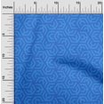 thumbnail image 2 of oneOone Polyester Spandex Medium Blue Fabric Geometric Sewing Material Print Fabric By The Yard 56 Inch Wide, 2 of 4