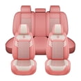 thumbnail image 2 of Maidao Car Seat Covers Leather Set for lincoln for MKC 2014-2019 5 Seats Airbag Compatible Water Resistant Front Rear Cushion Protector Pink, 2 of 5