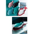 thumbnail image 2 of MasteelfCA 1PC Ceramic Tableware Creative Plate Fish Shaped Dish Storage Fish Pan for Restaurant Home Dinner (11inch, Pink), 2 of 7
