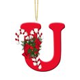 thumbnail image 2 of Vaidha 26 Letters Christmas Tree Decoration Pendant Christmas Tree Ornaments Personalized DIY Christmas Ornaments Christmas Decoration Xmas Tree Hanging Decor, 2 of 3