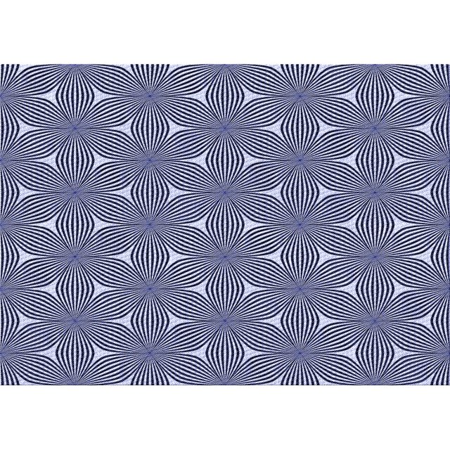 Ahgly Company Machine Washable Indoor Rectangle Transitional Blue Angel Blue Area Rugs, 2' x 4'