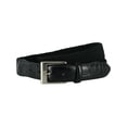 thumbnail image 1 of CTM®  Braided Elastic Stretch Belt with Croc Print End Tabs (Men's Big & Tall), 1 of 3
