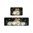 thumbnail image 1 of Rbaofujie 2 Pcs Kitchen Rugs and Mats for Floor Non-Slip Backing Mat Kitchen Decor Kitchen Rug Decor 16x24in+16x48in Halloween Decorations, 1 of 6