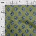 thumbnail image 1 of oneOone Polyester Lycra Fabric Leaves Block Print Fabric By The Yard 56 Inch Wide, 1 of 4