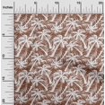 thumbnail image 2 of oneOone Rayon Brown Fabric Tropical Palm Tree Sewing Material Print Fabric By The Yard 56 Inch Wide, 2 of 5