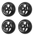 thumbnail image 3 of RC Tires and Wheels,  RC Drift Tires 4PCS Stable Driving Wear Proof  for Replacement Blue,Red,Black,Titanium, 3 of 7