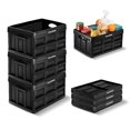 thumbnail image 1 of CleverMade Bacs de Rangement Pliables 32 L, Lot de 3 &#2013265922?? Bacs de Rangement Pliables Robustes avec Poignées Intégrées pour le Rangement de Garage et l'Organisation de la Maison - Obsidienne, 1 of 9