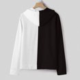 thumbnail image 4 of RKSTN Mens Hoodies Fall Winter Fashion Full Zipper Patchwork Color Sweatshirts Casual Sports Loose Drawstring Blouse Tops with Pockets, 4 of 6