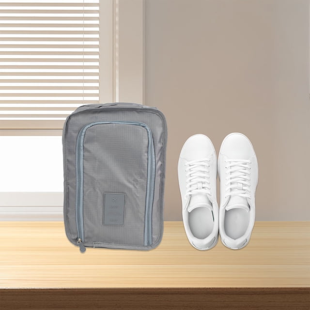 Naittoop Portable Travel Multifunctional Storage Carrying Box Korean Shoes Foldable Shoe Storage Bag Hand Carrying Shoe Organizer