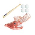 thumbnail image 2 of VONKY Kids Pitching Machine Baseball Practice Pitching Set for Indoor Outdoor Boys 3 Baseballs Pink Pink 6 Baseballs, 2 of 6