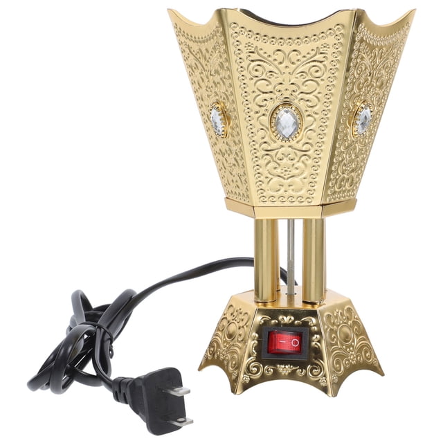 Miangastore Electric Incense Burner Desktop Electric Censer Plug-in Incense Burner Table Centerpiece US Plug