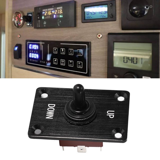 Interrupteur à Bascule du Panneau de Commande en Aluminium Windlass 12V pour Bateau à Moteur