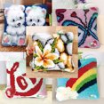 thumbnail image 4 of Transemion Creativity DIY Accessories Embroidery Pillow Kits Hypoallergenic Fabric Gift Type3 1Set, 4 of 6