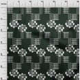 thumbnail image 2 of oneOone Cotton Poplin Fabric Geometric Kasuri Printed Craft Fabric BTY 56 Inch Wide, 2 of 4