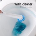 thumbnail image 4 of Bathroom Disposable Toilet Brush, 3 Layers Disposable Toilet Cleaner Brush  For Sinks, 4 of 8