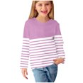 thumbnail image 1 of Chandail à Col Rond pour Bébé en Liquidation, Filles, Manches Longues, Chandails à Imprimés, Jolis Chandails à Col Rond, Hauts, Chemisiers Habillés Décontractés, Vêtements, Chandail pour Bébé, Roses, 3T, 1 of 6