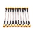thumbnail image 2 of 10pcs SMA Mâle à SMA Mâle RG402 Câbles Coaxiaux Connecteur Semi-Rigide 10cm, 2 of 3