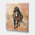 thumbnail image 3 of Designart Portrait Of Beautiful Chestnut Horse II Canvas Wall Art, 3 of 4