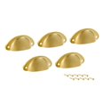 thumbnail image 4 of 30 Pcs Antique Handle Drawer Handle Cabinet Handle, 10 Pcs Gold Tone & 20 Pcs Bronze, 4 of 7