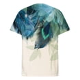 thumbnail image 4 of RKSTN Chemises pour Hommes Manches Courtes Décontractées Mode Col Rond Chandail à Enfiler T-Shirt Imprimé Hauts à Manches Courtes Chemises Hawaïennes pour Hommes, 4 of 4