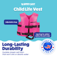 thumbnail image 3 of TRC Recreation Super Soft Child Life Jacket Vest, X Small, Flamingo Pink, 3 of 8